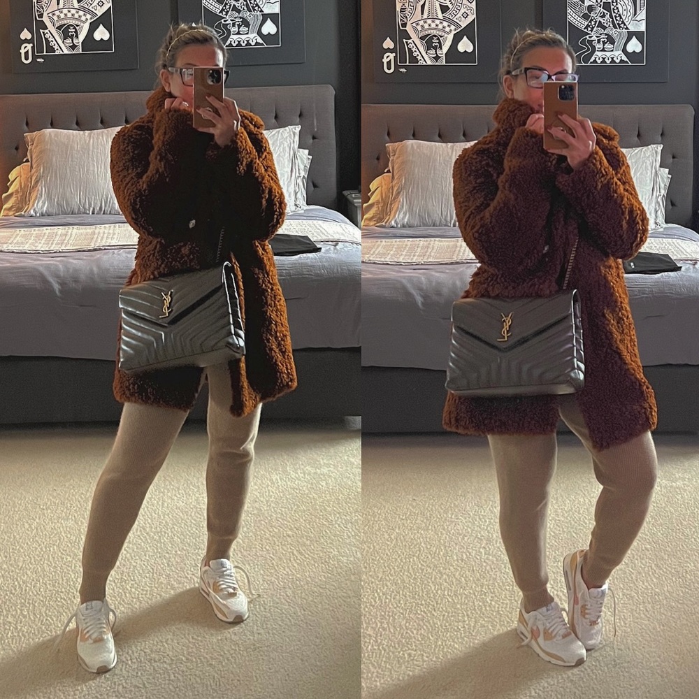 KENSIE REVERSIBLE TEDDY FUR JACKET